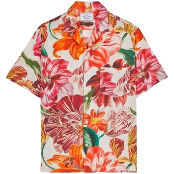 Portuguese Flannel Flowers Shirt - Red Multicolor