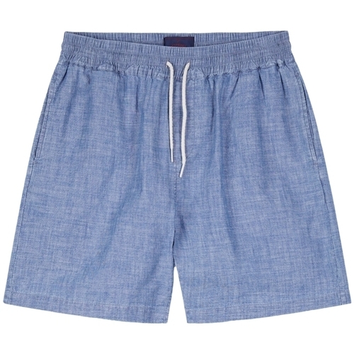 Kleidung Herren Shorts / Bermudas Portuguese Flannel Chambray Shorts - Navy Blau