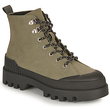 Schuhe Damen Boots Only ONLBUZZ-1 PU HIKING BOOT Kaki