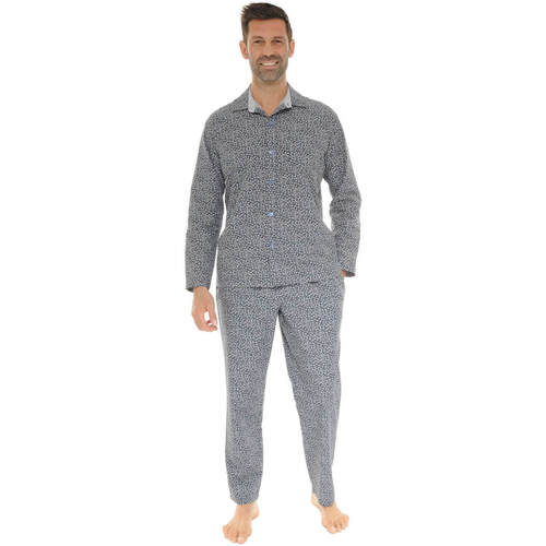 Kleidung Herren Pyjamas/ Nachthemden Pilus XAO Blau