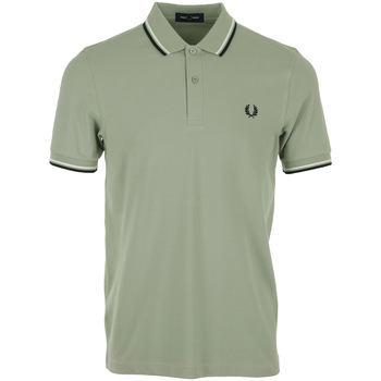 Fred Perry Twin Tipped Shirt Grün