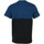 Kleidung Herren T-Shirts Fred Perry Branded Colour Block T-Shirt Blau