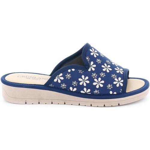 Schuhe Damen Pantoffel Grunland GRU-CCC-CI1842-BL Blau