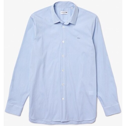 Kleidung Herren Langärmelige Hemden Lacoste CH0198 Blau