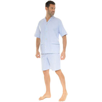 Kleidung Herren Pyjamas/ Nachthemden Pilus XYLER Blau