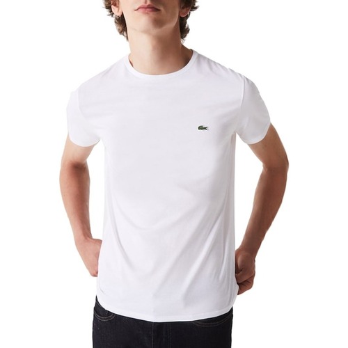 Kleidung Herren T-Shirts & Poloshirts Lacoste TH6709 Weiss