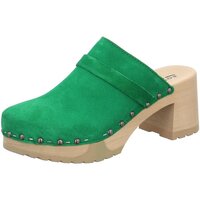 Schuhe Damen Pantoletten / Clogs Softclox Pantoletten S3562-17 grün