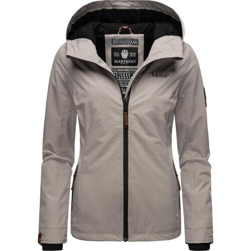 [Qualität ist 100 % Zufriedenheit garantiert] Marikoo Übergangsjacke Brombeere Kleidung Damen Grau 89,95 - € Jacken