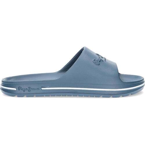 Schuhe Herren Sandalen / Sandaletten Pepe jeans FLIP FLOPS  BEACH SLIDE PMS70121 Blau