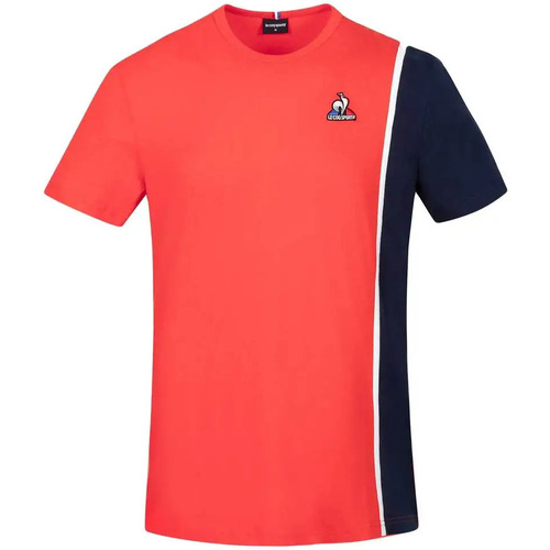 Kleidung Herren T-Shirts Le Coq Sportif Essential bicolor Rot