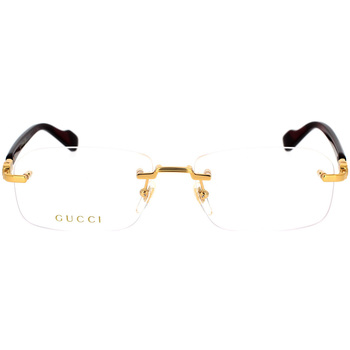 Uhren & Schmuck Sonnenbrillen Gucci Sonnenbrille  GG1221O 003 Gold