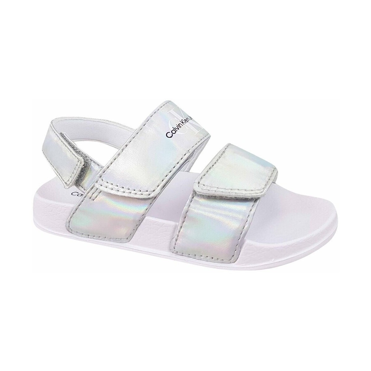 Schuhe Kinder Sandalen / Sandaletten Calvin Klein Jeans V1A2805251601904 Silbern