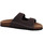 Schuhe Herren Pantoletten / Clogs Indigo Offene Pantoletten, black/brown 174001037 Braun