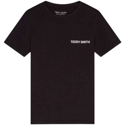 Kleidung Jungen T-Shirts Teddy Smith 61007170D Schwarz
