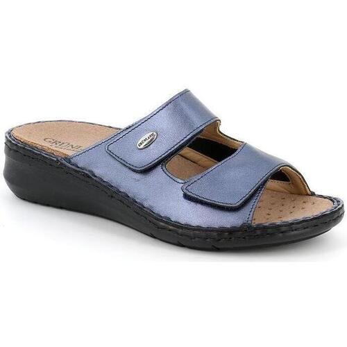 Schuhe Damen Pantoffel Grunland DSG-CE0259 Blau