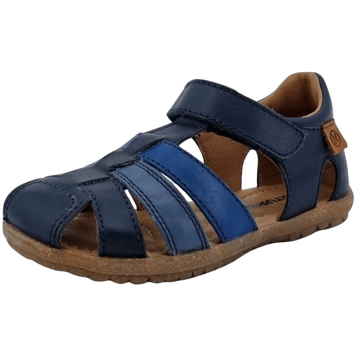 Schuhe Jungen Babyschuhe Naturino Sandalen 1C28-001-1500724-01 see navy Nappa 1C28-001-1500724-01 Blau