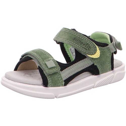 Schuhe Jungen Sandalen / Sandaletten Superfit Schuhe Sandale Leder \ PIXIE 1-000692-7500 Grün