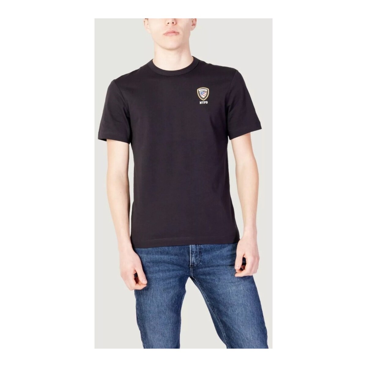 Kleidung Herren T-Shirts & Poloshirts Blauer 23SBLUH02097 Schwarz