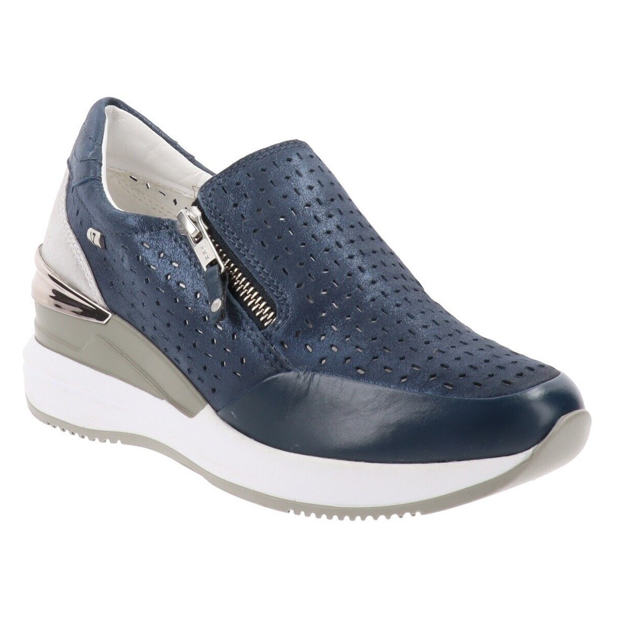 Schuhe Damen Sneaker Valleverde VV-36285 Blau