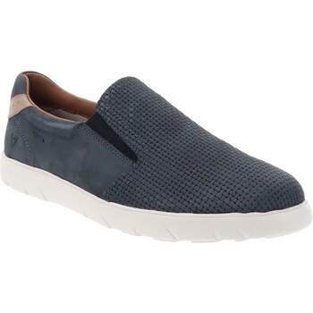 Schuhe Herren Slipper Valleverde VV-36961 Blau