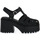 Schuhe Damen Sandalen / Sandaletten Windsor Smith ETERNITY BLACK LEATHER Schwarz