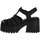 Schuhe Damen Sandalen / Sandaletten Windsor Smith ETERNITY BLACK LEATHER Schwarz