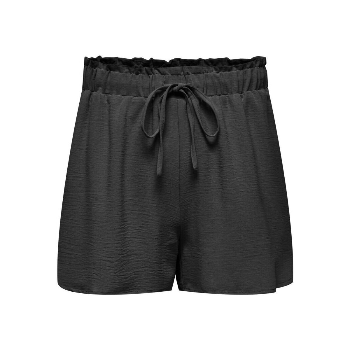 Kleidung Damen Shorts / Bermudas Only 15250165 METTE-BLACK Schwarz