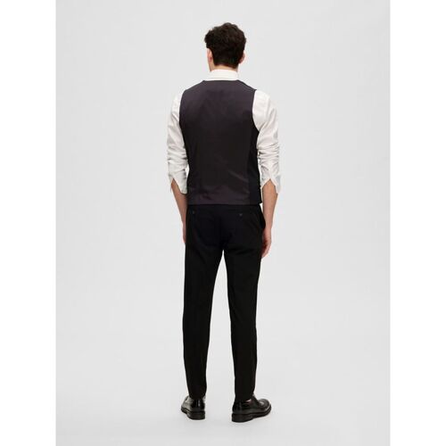 Selected 16089406 LIAM WCT FLAX-BLACK Schwarz