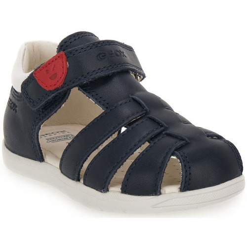 Schuhe Mädchen Sandalen / Sandaletten Geox C4002 MACCHIA Blau