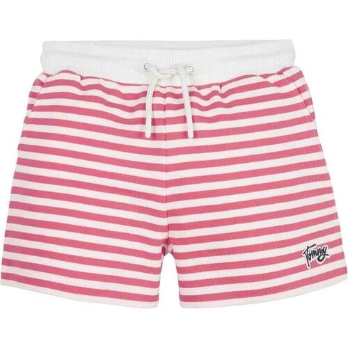 Kleidung Mädchen Shorts / Bermudas Tommy Hilfiger  Rot