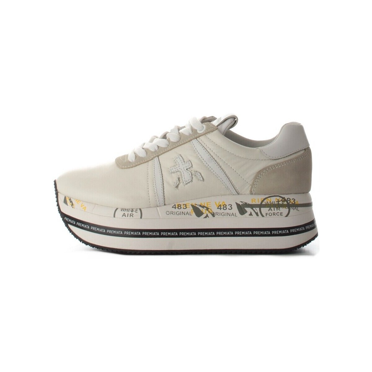 Schuhe Damen Sneaker Low Premiata BETH 5603 Weiss