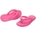Schuhe Damen Leinen-Pantoletten mit gefloch Melissa Flip Flop Free AD - Pink/Orange Rosa