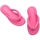 Schuhe Damen Leinen-Pantoletten mit gefloch Melissa Flip Flop Free AD - Pink/Orange Rosa