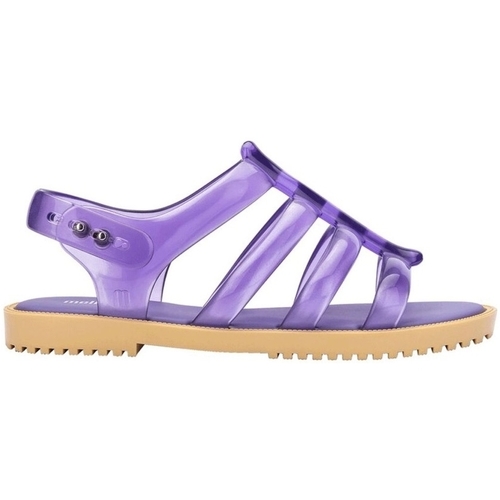 Schuhe Damen Sandalen / Sandaletten Melissa Flox Bubble AD - Yellow/Lilac Violett