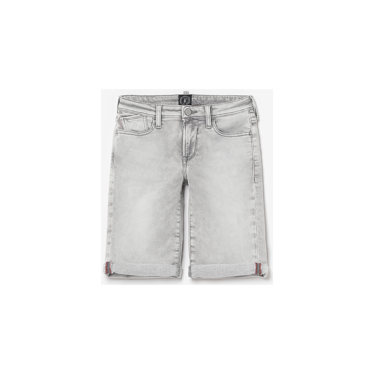 Kleidung Jungen Shorts / Bermudas Le Temps des Cerises Bermuda-short shorts aus denim JOGG Grau