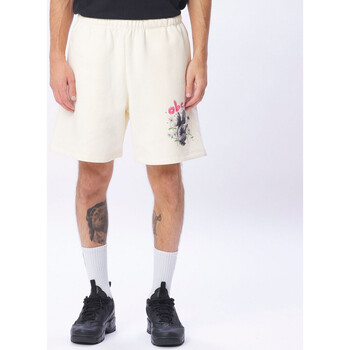 Kleidung Herren Shorts / Bermudas Obey Angel garden sweatshort Weiss