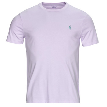 Kleidung Herren T-Shirts Polo Ralph Lauren T-SHIRT AJUSTE EN COTON Malvenfarben