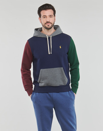 Kleidung Herren Sweatshirts Polo Ralph Lauren SWEATSHIRT CAPUCHE EN MOLLETON Multicolor / Marine