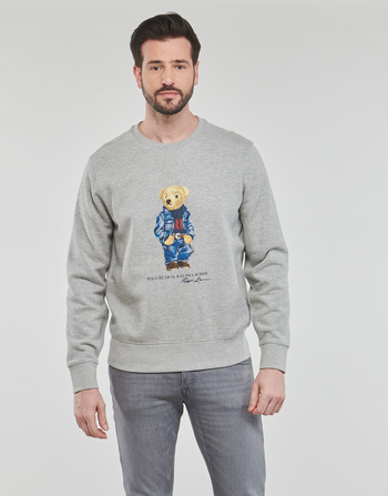 Kleidung Herren Sweatshirts Polo Ralph Lauren SWEATSHIRT COL ROND POLO BEAR RALPH LAUREN Grau