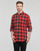 Kleidung Herren Langärmelige Hemden Polo Ralph Lauren CHEMISE COUPE DROITE EN FLANELLE Rot / Schwarz