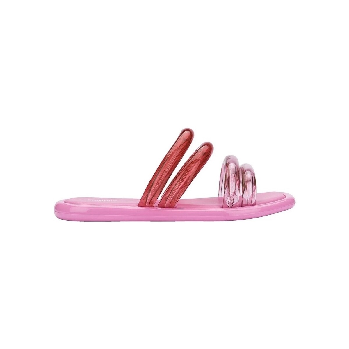Schuhe Damen Sandalen / Sandaletten Melissa Airbubble Slide - Pink/Pink Transp Rosa