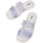 Schuhe Damen Sandalen / Sandaletten Melissa Airbubble Slide - White/Clear Weiss