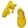 Schuhe Kinder Sandalen / Sandaletten Melissa MINI  Possession B - Yellow Gelb