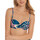 Kleidung Damen Bikini Ober- und Unterteile Lisca Badeanzug-Oberteil Bandeau Balconnet Queensland Blau