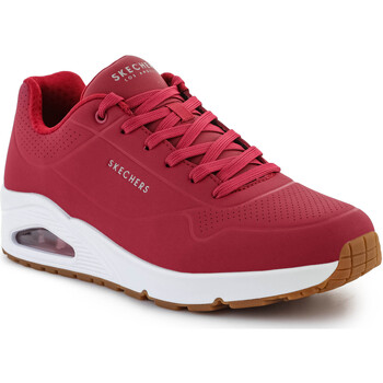 Schuhe Herren Sneaker Low Skechers UNO STAND ON AIR 52458-DKRD Rot