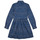 Kleidung Mädchen Kurze Kleider Polo Ralph Lauren LOUELLA DRSS-DRESSES-DAY DRESS Marine / Weiss