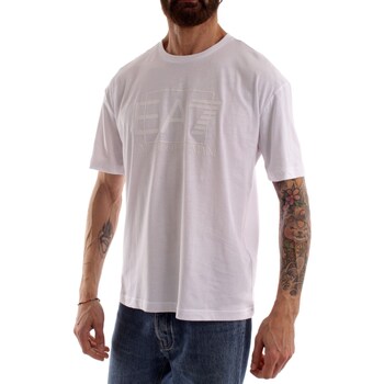 Kleidung Herren T-Shirts Emporio Armani EA7 3RPT09 Weiss