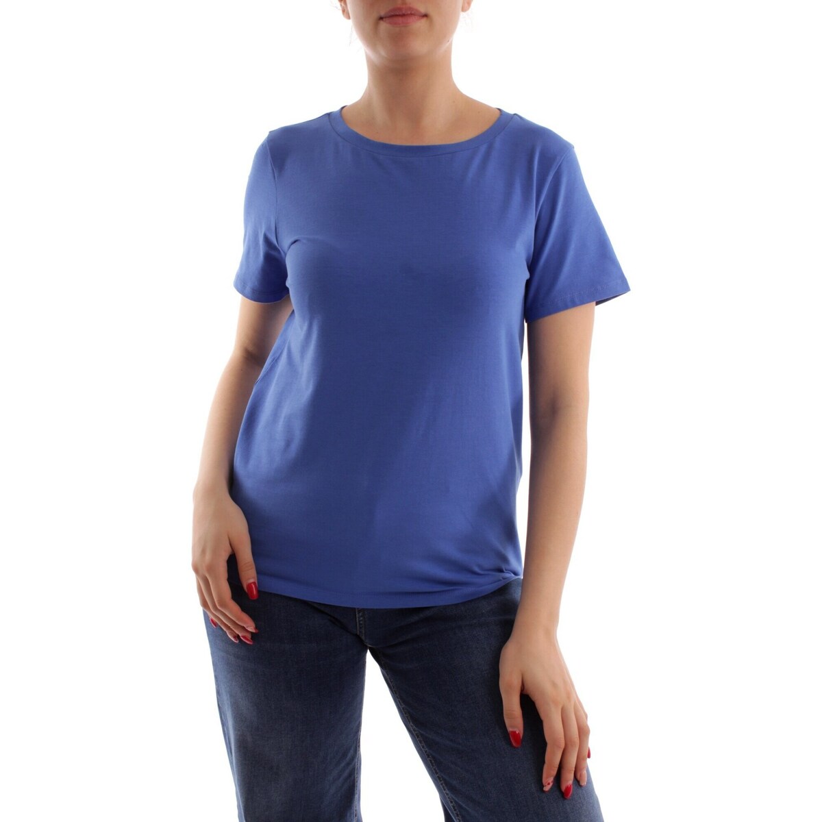 Kleidung Damen T-Shirts Max Mara MULTIF Blau