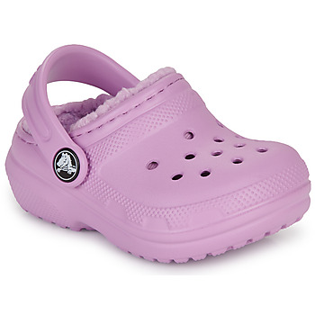 Schuhe Mädchen Pantoletten / Clogs Crocs Classic Lined Clog T Violett