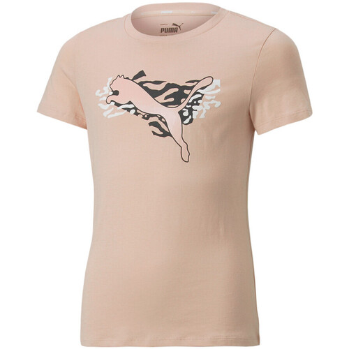 Kleidung Mädchen T-Shirts & Poloshirts Puma 670213-47 Rosa